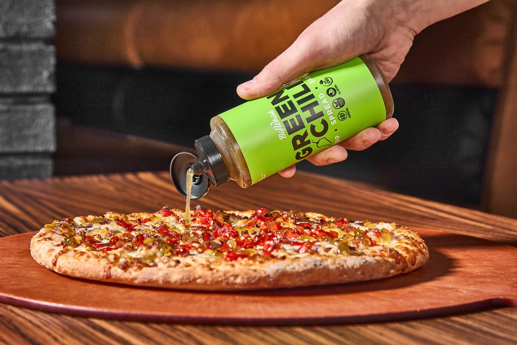 Green Chili Jam Squeeze Bottle