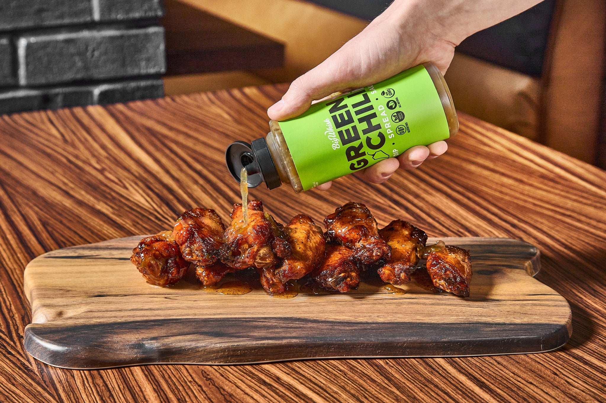 Green Chili Jam Squeeze Bottle