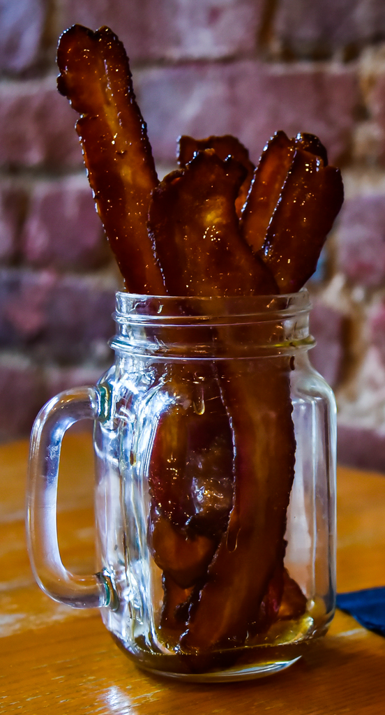 Green Chili Jam Candied Bacon