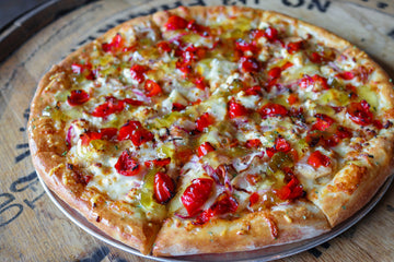 Green Chili Chicken Pizza