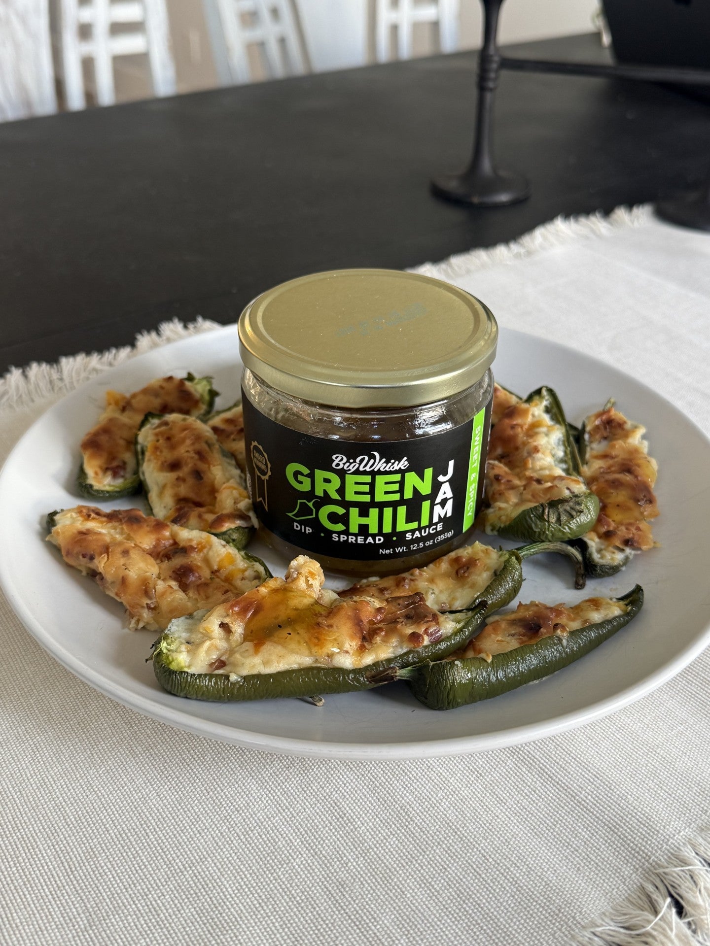 Green Chili Jam Squeeze Bottle