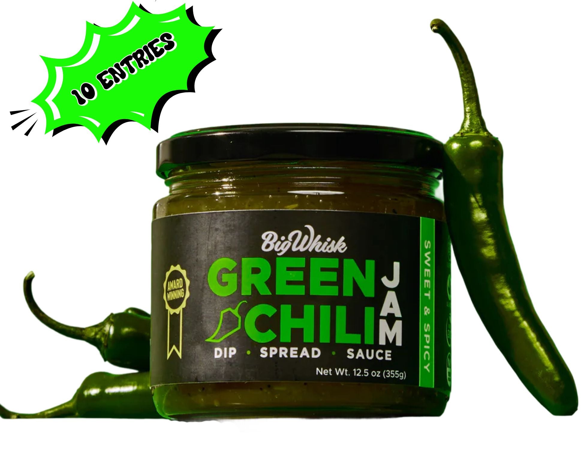 Green Chili Jam – The Perfect Sweet Heat! Big Whisk Brands