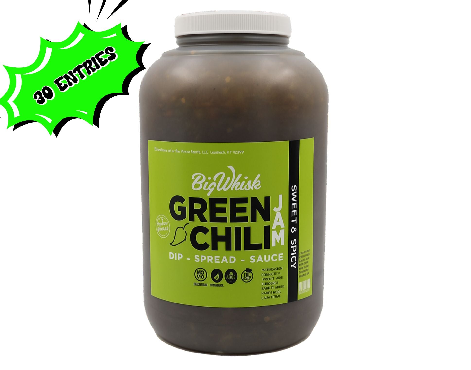 Green Chili Jam Gallon Green Chili Jam