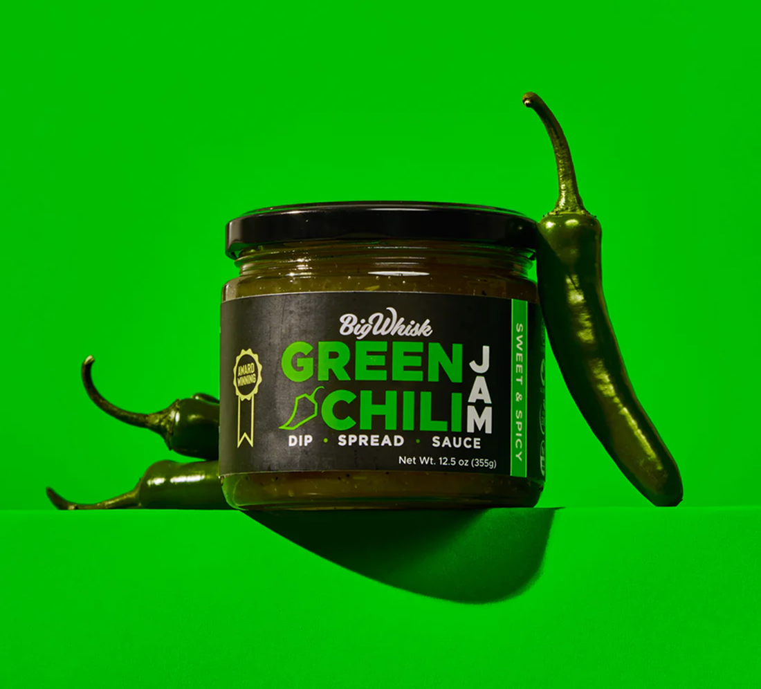 Green Chili Jam Jars - Case of 12