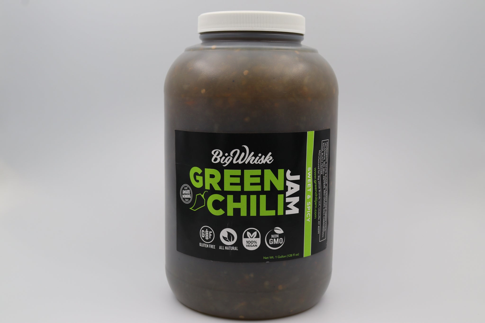 Green Chili Jam Gallon - Case of 4