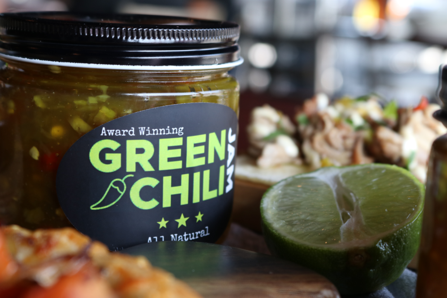 Green Chili Jam Green Chili Jam Allnatural, Glutenfree and Vegan